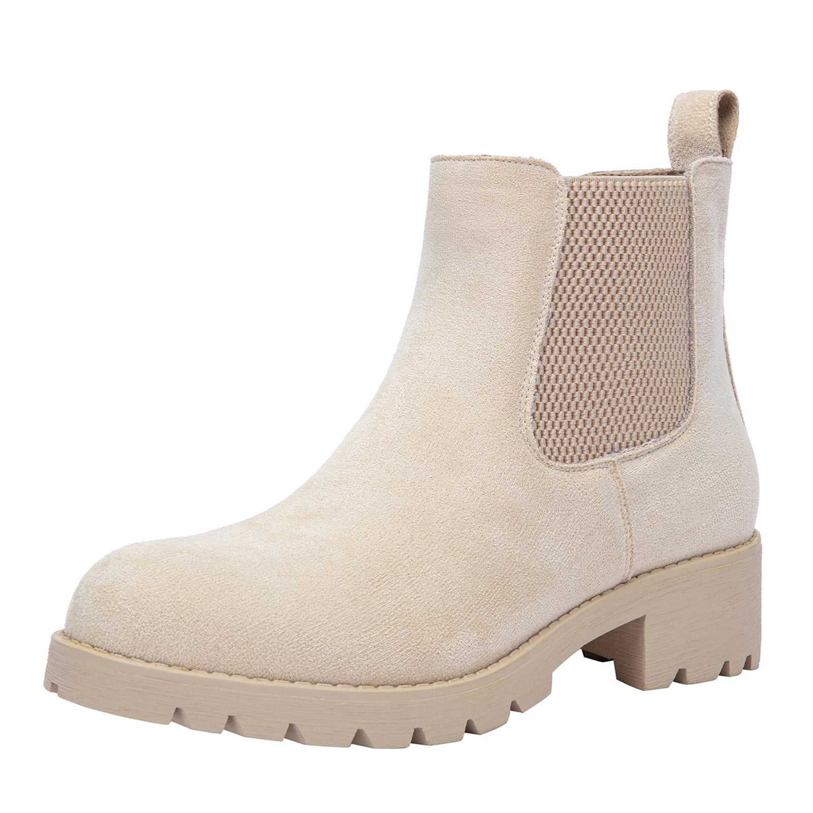 Vepose Women's 9607 Chelsea Ankle Boots Pull-On Booties for Women