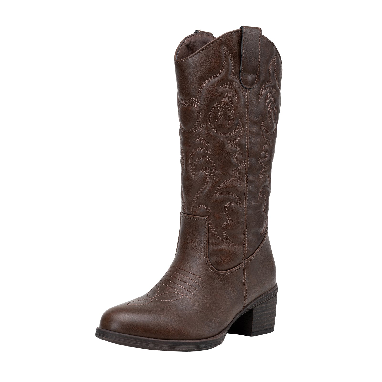 Vepose Women's 9801 Cowboy Knee High Cowgirl Boots for Women