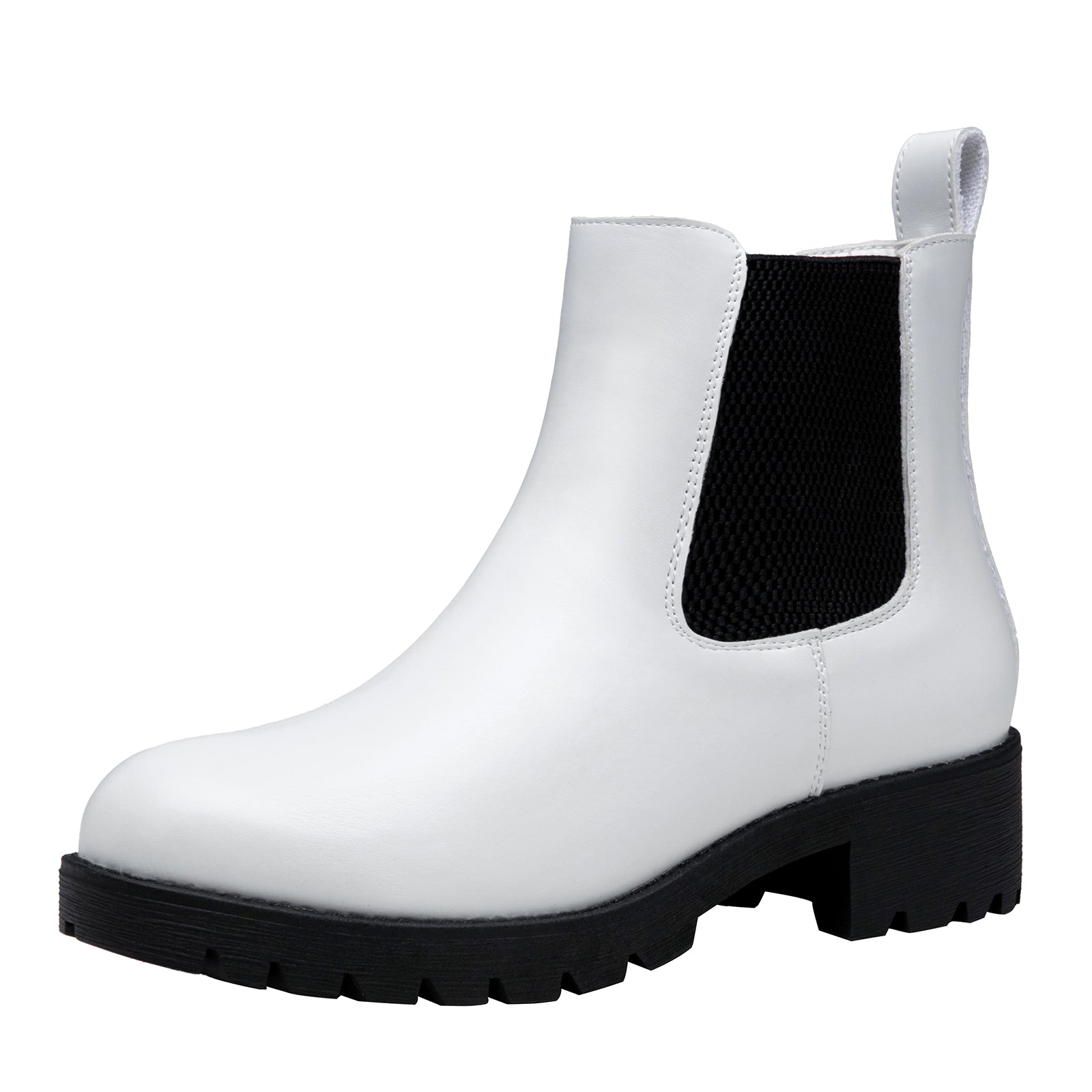 Vepose Women's 9607 Chelsea Ankle Boots Pull-On Booties for Women