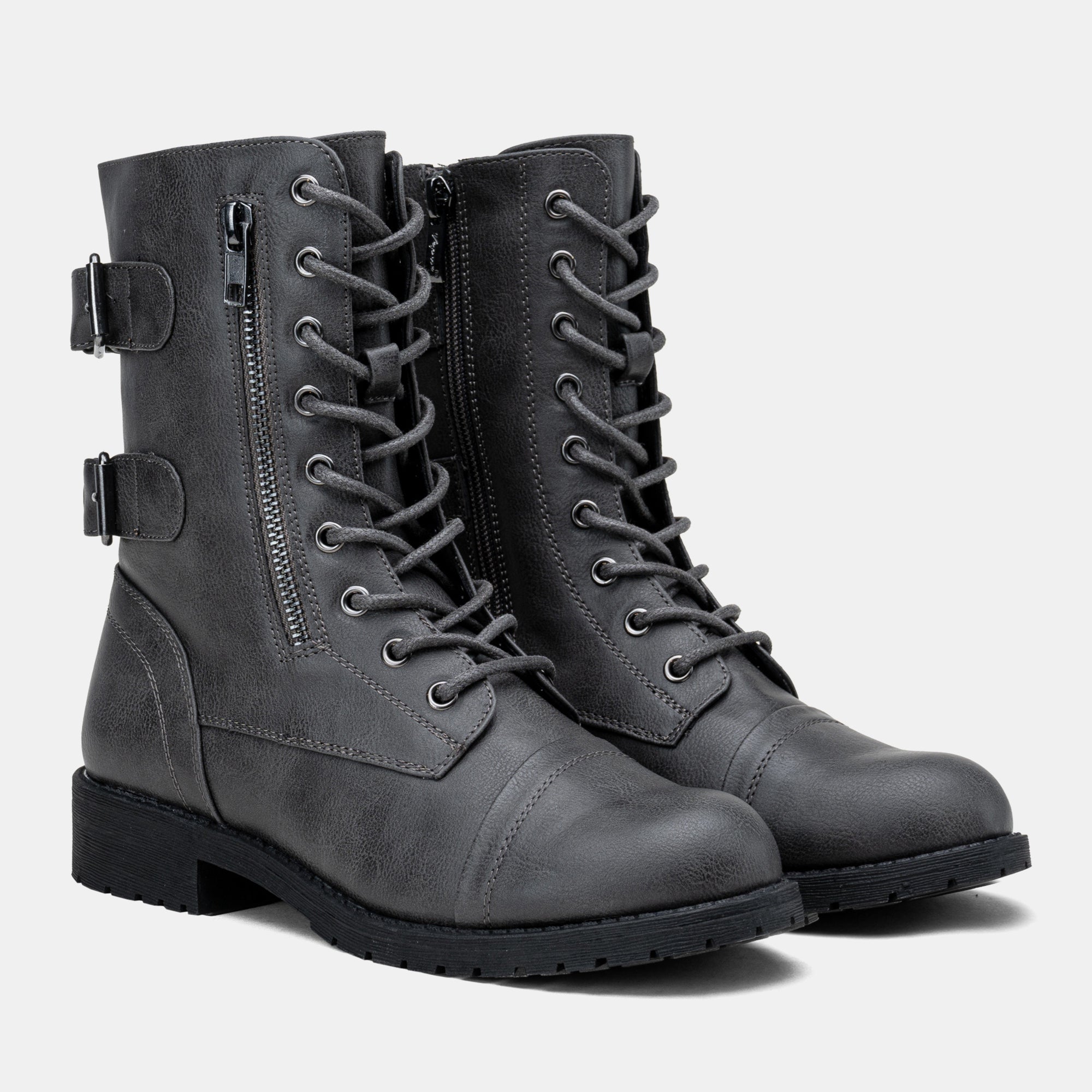 Vepose Women's 928+929+929L Military Combat Boots Mid Calf Boots+