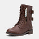Vepose Women's 928+929+929L Military Combat Boots Mid Calf Boots+with Card Knife Wallet Pocket