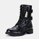 Vepose Women's 928+929+929L Military Combat Boots Mid Calf Boots+with Card Knife Wallet Pocket