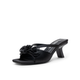 Vepose 6115  Women's Floral Satin Heeled Sandals
