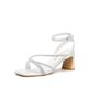 Vepose 6117 Women's  Rhinestone Open Toe Dressy Heeled Sandals