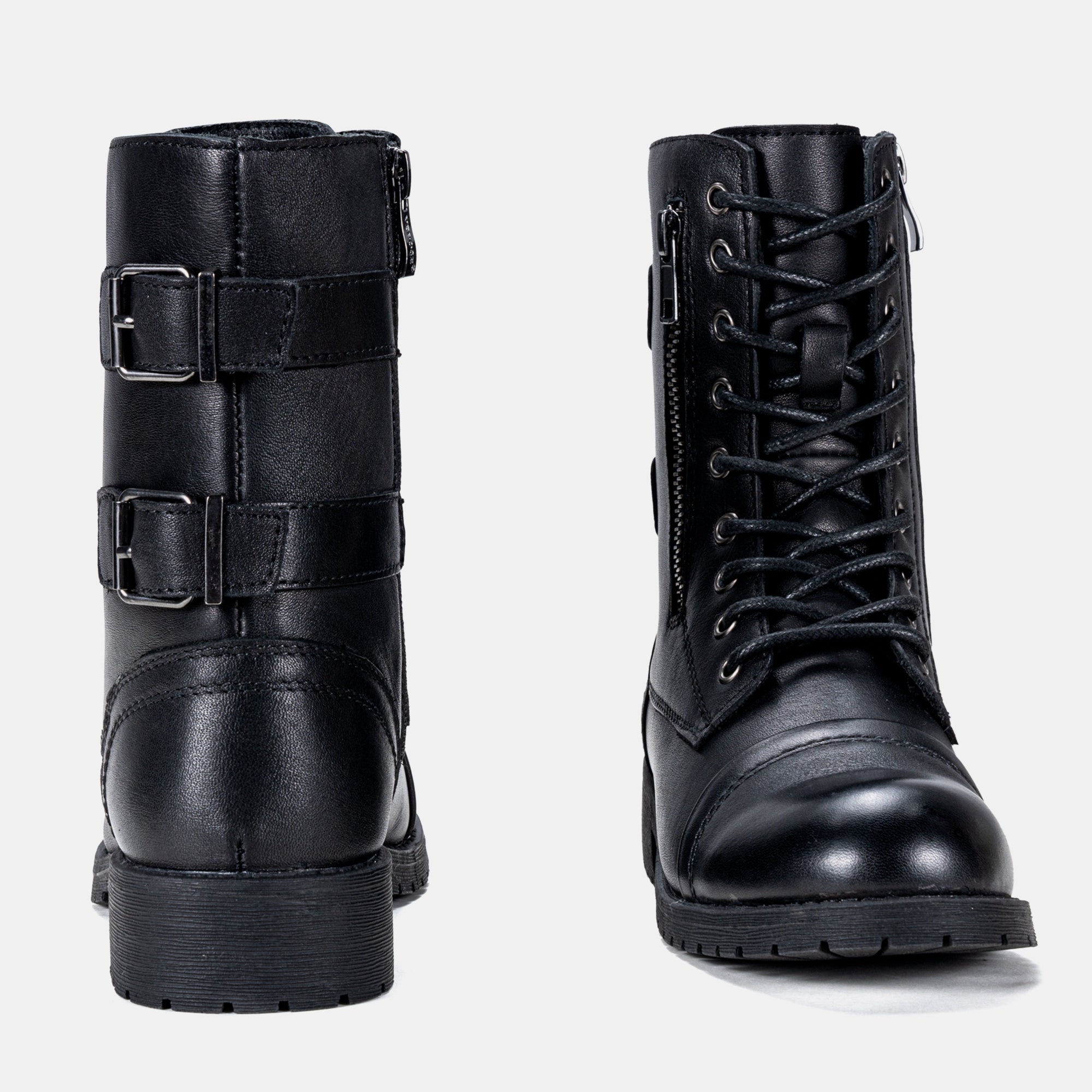 Vepose Women's 928+929+929L Military Combat Boots Mid Calf Boots+