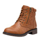 Vepose Women's 903+903L Fashion Ankle Booties Combat Ankle Boots