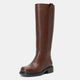 Vepose 9522A Women's Square Toe Knee High Boots