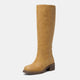Vepose 9565 Women's  Chunky Low Heel  Knee High Boots