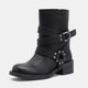 Vepose 9218 Women's Ankle Booties with Block Heel