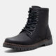 Vepose 9517  Round Toe Lace-Up Combat Ankle Boots