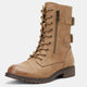 Vepose Women's 928+929+929L Military Combat Boots Mid Calf Boots+with Card Knife Wallet Pocket