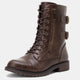 Vepose Women's 928+929+929L Military Combat Boots Mid Calf Boots+with Card Knife Wallet Pocket