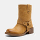Vepose 9219 Women's Square Toe Moto Ankle Boots