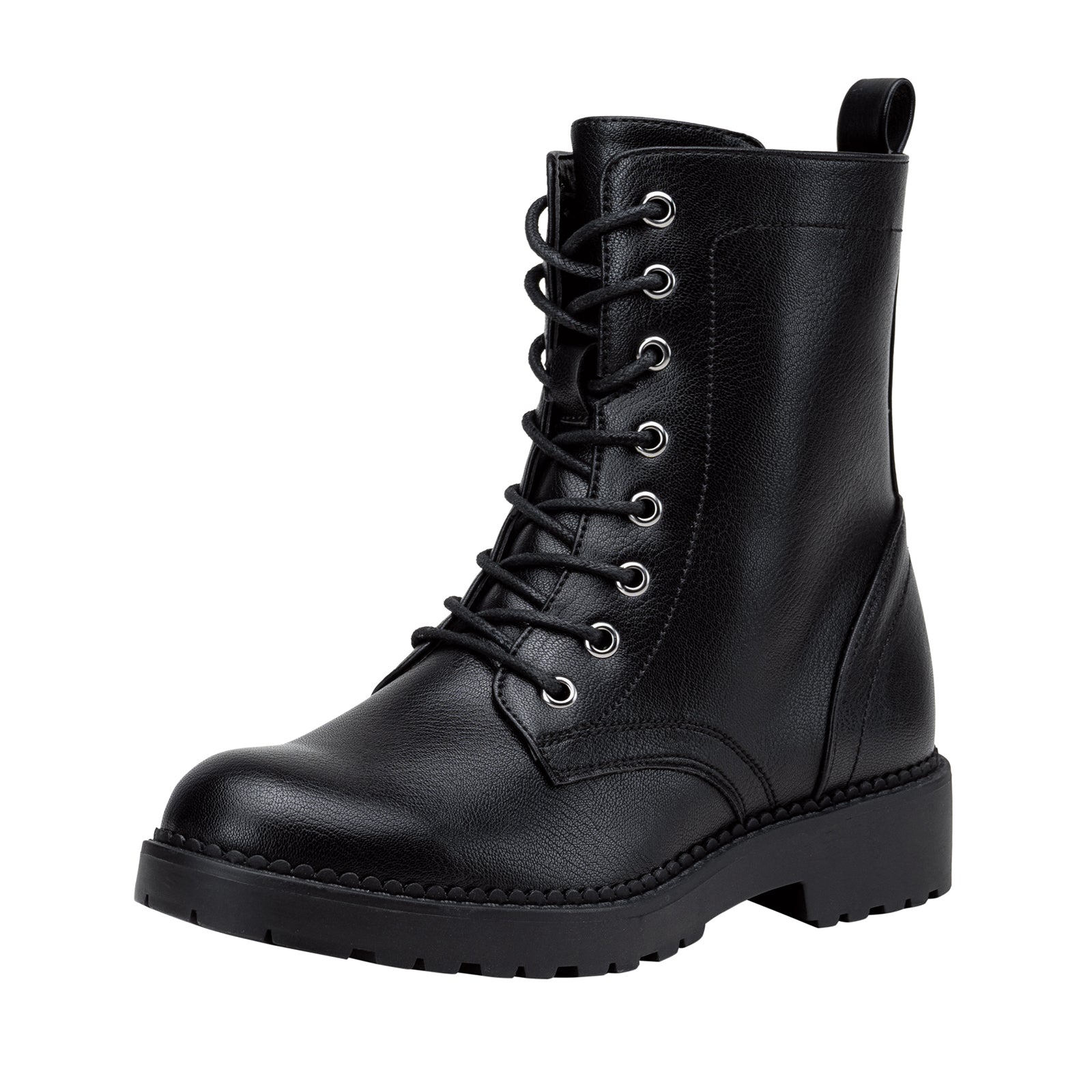 Cheap black combat boots womens hotsell