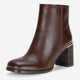 Vepose 9570 Chunky Block Heeled Square Toe Ankle Boots