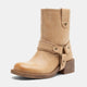 Vepose 9219 Women's Square Toe Moto Ankle Boots