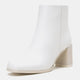 Vepose 9570 Chunky Block Heeled Square Toe Ankle Boots