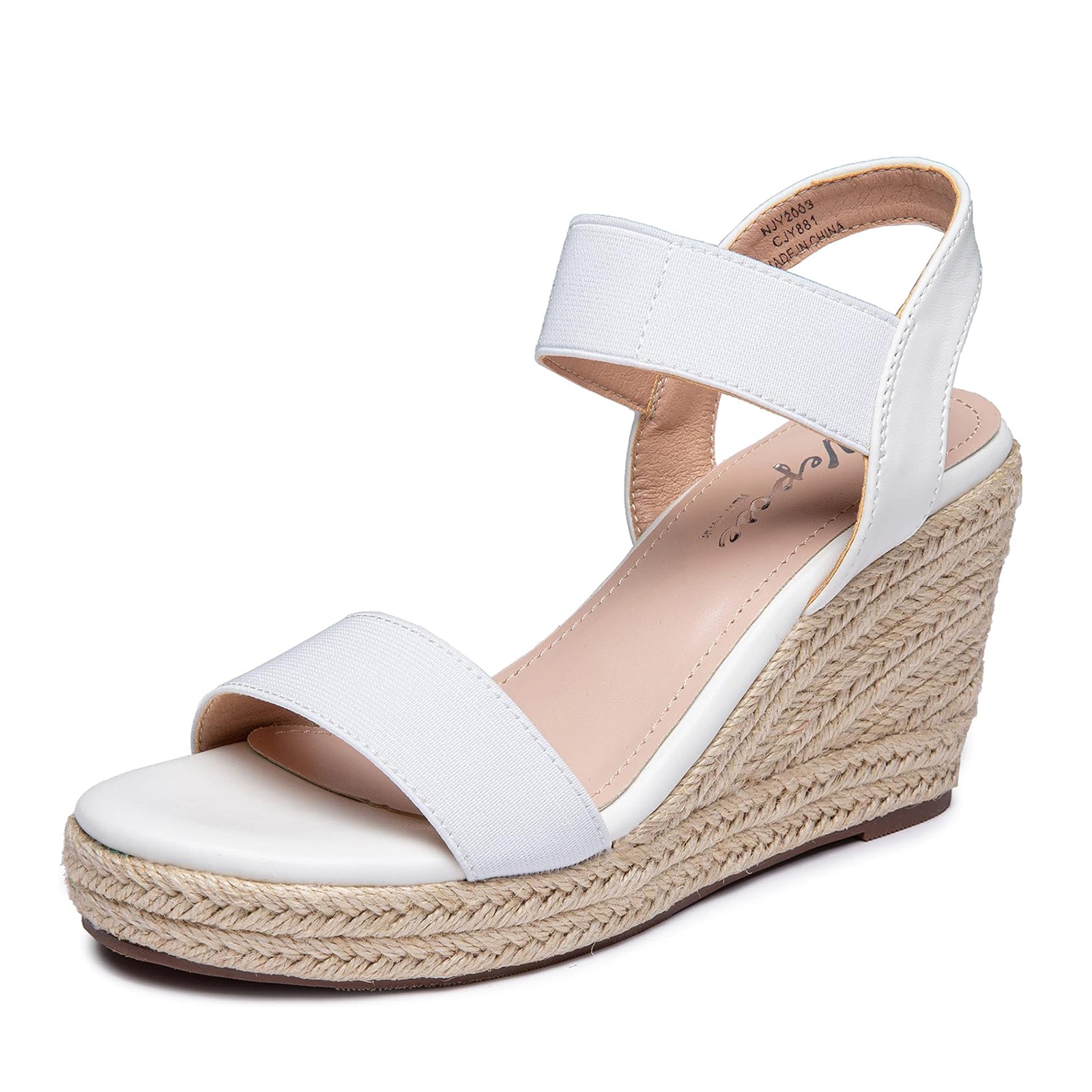 Vepose Women s 881 Wedge Sandals Elastic Strap Espadrilles Platform Op VEPOSE SHOES