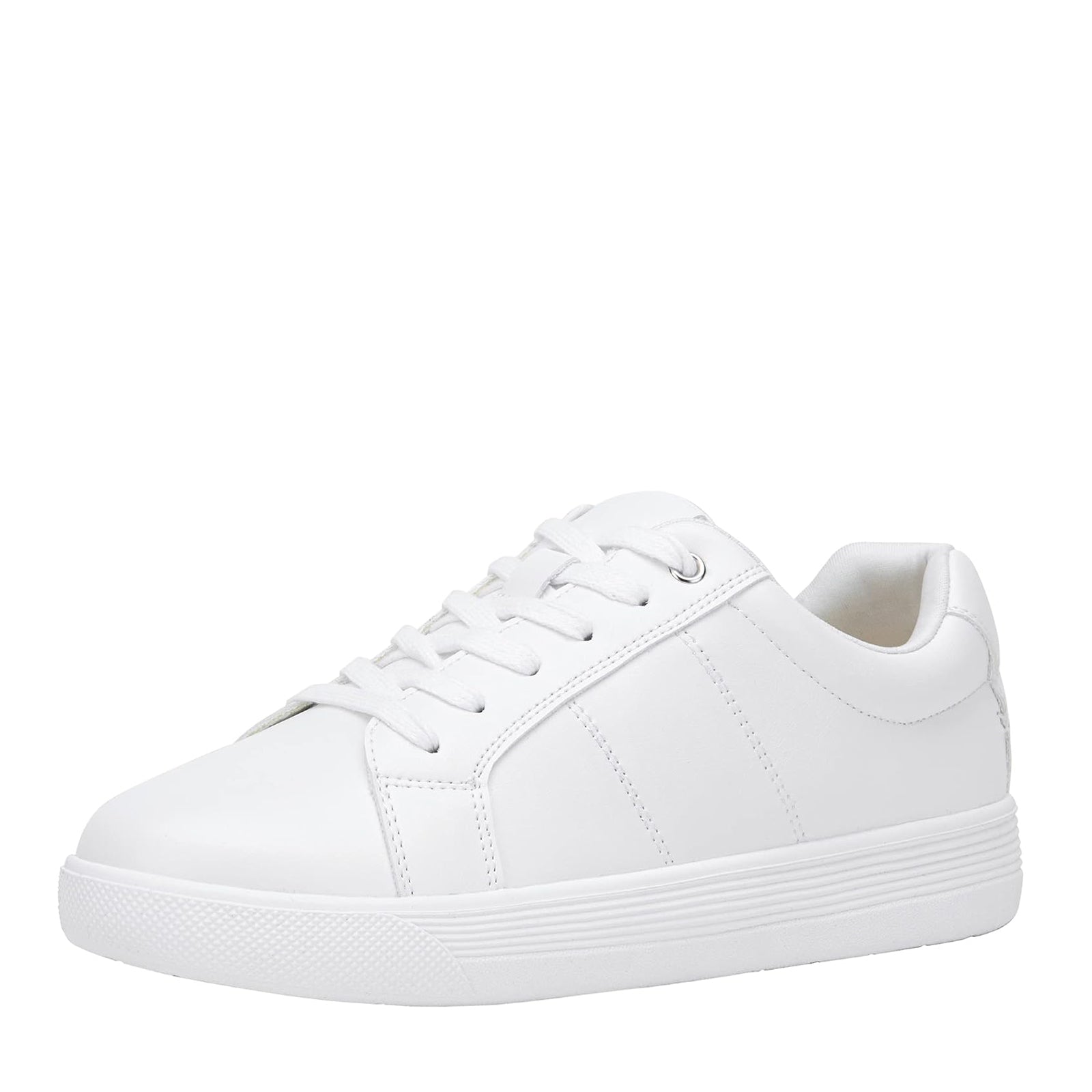 Flat white sneaker shoes online